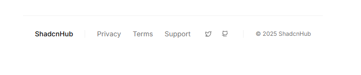 Minimal Footer preview