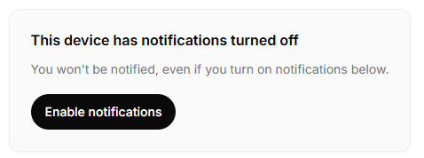 Notification Banner preview