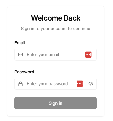 Simple Login preview